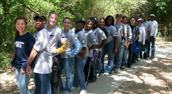 Hundreds of people are enjoying the recreational aspects of the Trinity River corridor not just for Service Day projects but for hiking, cycling and exploring!