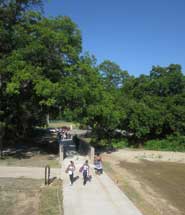 Crossing Cedar Oak Grove Bridge