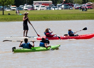 Kayaks at Trammell Crow Park