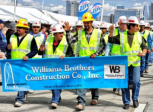 Williams Brothers Construction out in full force