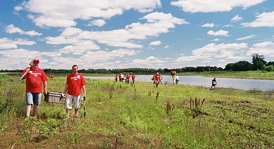 Lower Chain of Wetlands is an integral part of the Dallas Floodway Extension Project