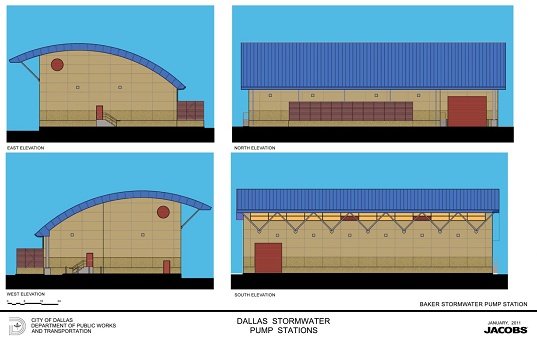 Proposed rendering of Baker Pump Station design